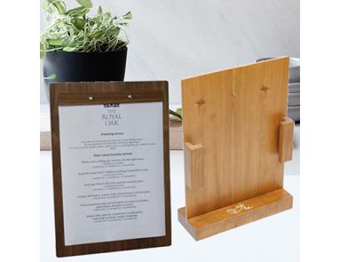 Menu để bàn thiết kế đẹp