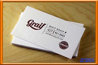 In card visit ép nhũ cao cấp tại Hà Nội