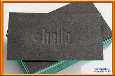 Thiết kế Card Visit dập nổi độc đáo