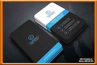 In Card visit bo góc đẹp tai Hà Nội