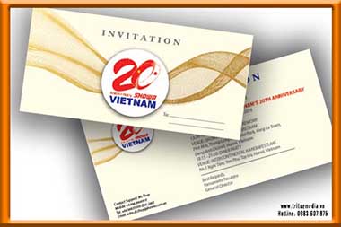 Thiết kế thư mời thành lập công ty