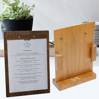 Menu để bàn thiết kế đẹp