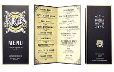 Thiết kế menu nhà hàng tại Hà Nội