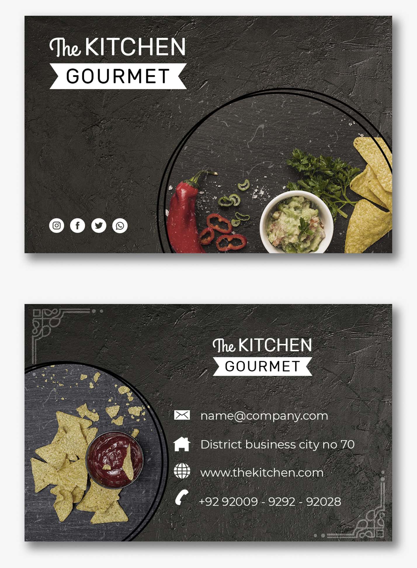 In nhanh name card cho nhà hàng, quán ăn