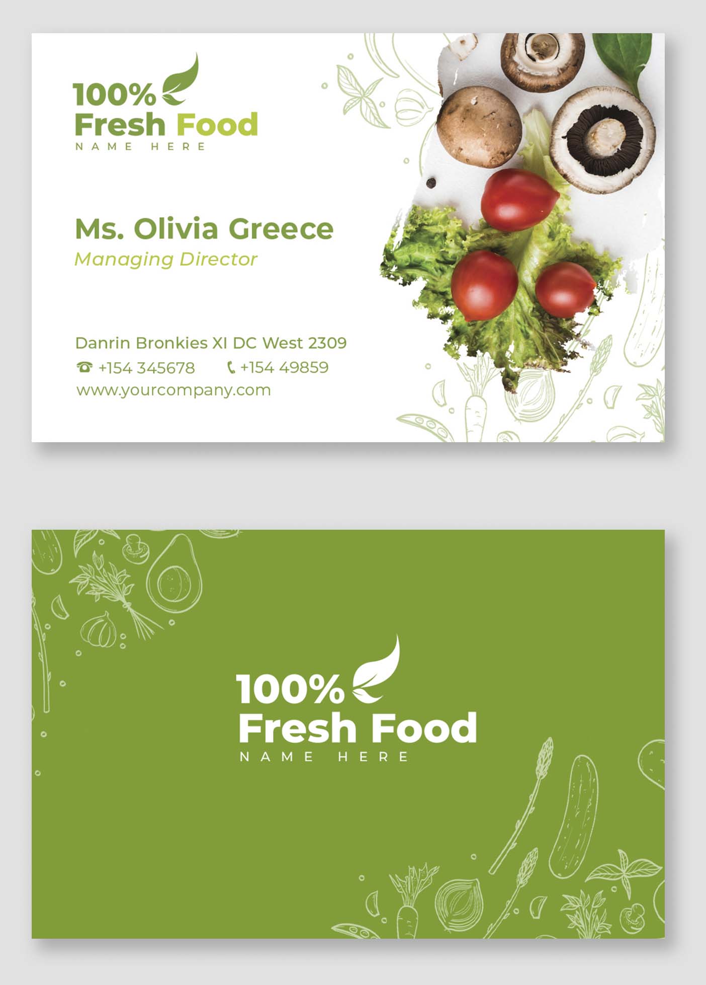 In nhanh name card cho nhà hàng, quán ăn