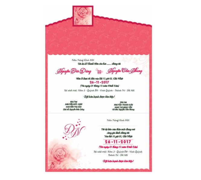 Thiết kế và in thiếp cưới chất lượng cao tại Hà Nội