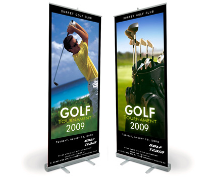 Thiết kế Standee, standee chữ X, Standee cuộn, Standee kéo