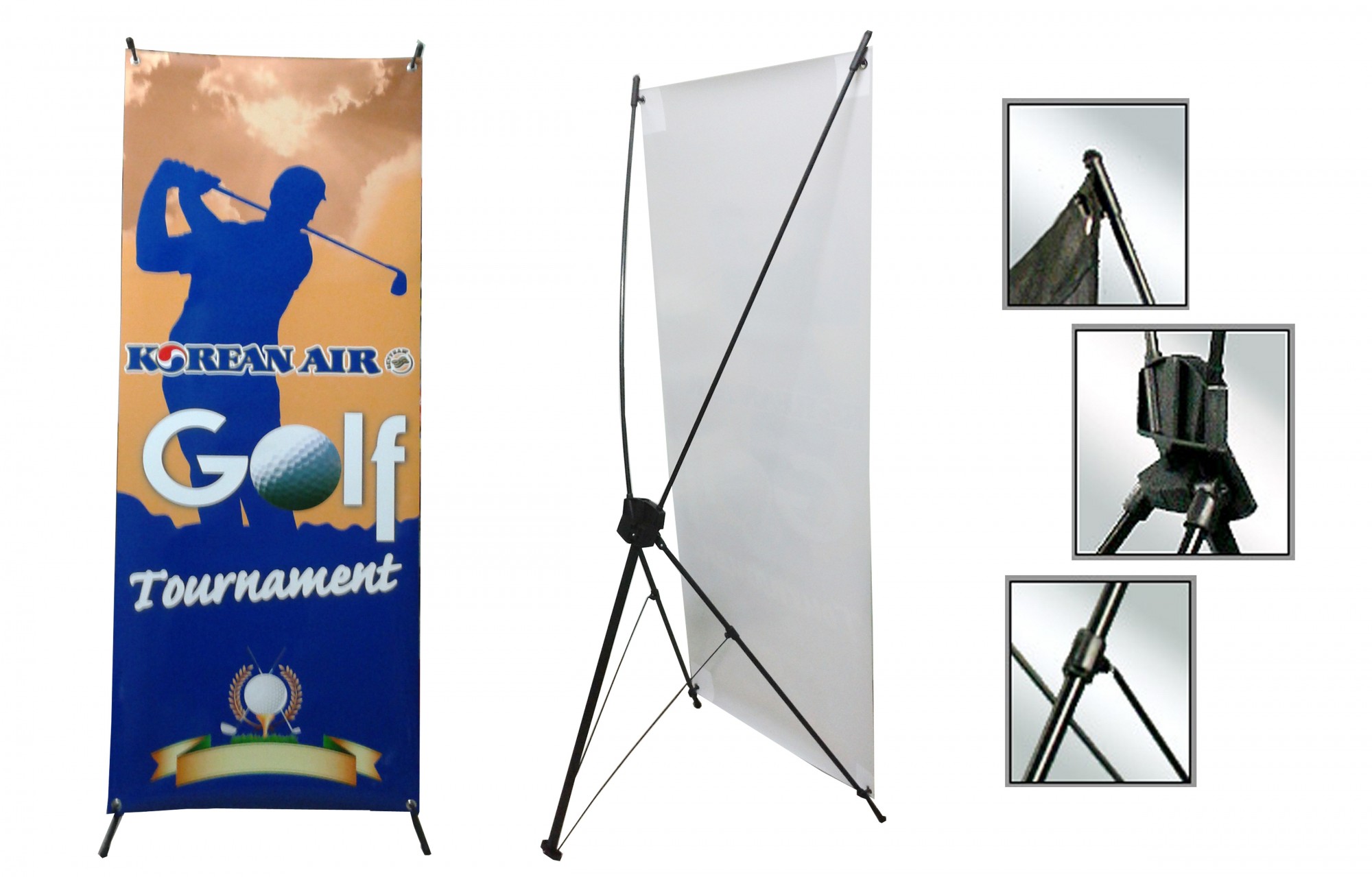 Thiết kế Standee, standee chữ X, Standee cuộn, Standee kéo