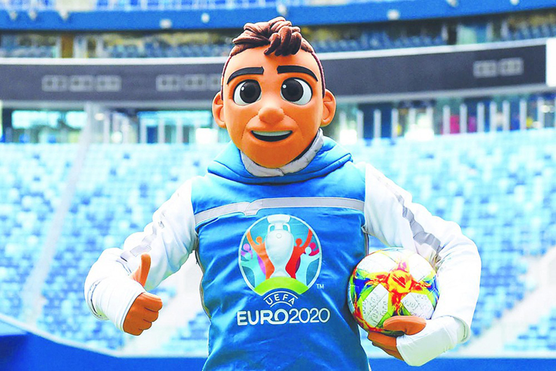 Mẫu mascot, linh vật euro 2020